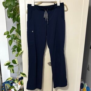 Figs Navy Women's Boot Cut Scrubs